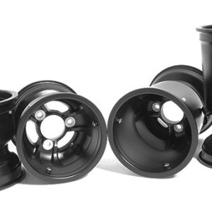 TruSpeed Magnesium Wheel Set, 5" x 130mm & 5" x 180mm or 212mm (Metric Mount)